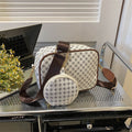 Vintage Pattern Crossbody Bags For Women Shoulder Shell Bag Trend Small Purse And Handbag Luxury Designer Female Square Bag Women's Bag