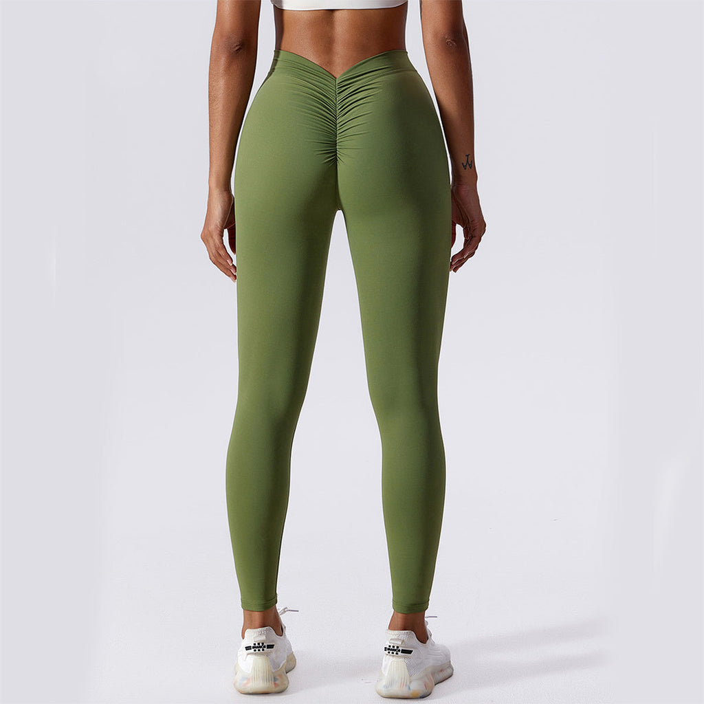 Women’s Slim Fit Yoga Leggings – Breathable, Quick-Dry & Peach Hip Lift Design