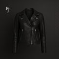 Slim - Fit leather Jacket for Women