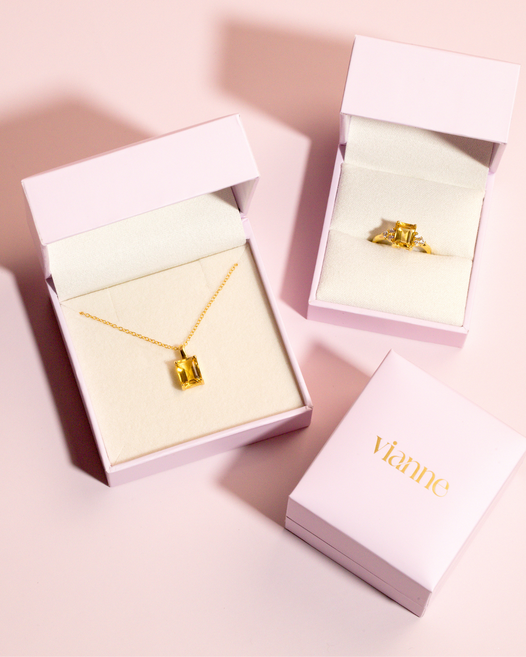 Amethyst and Lavender Amethyst Ring in Sterling Silver