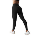 Seamless Nude Feel Yoga Pants – High Waist, Adjustable Drawstring